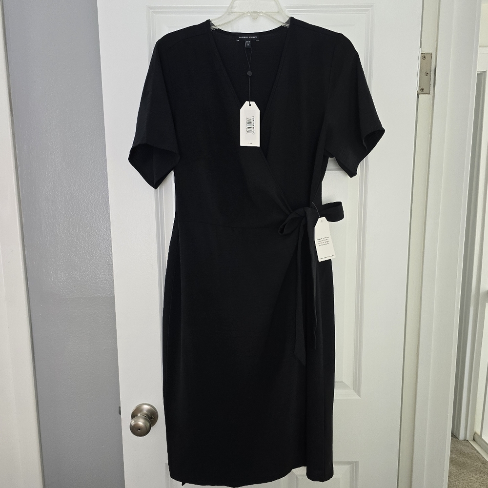 Universal Standard Twilight Crinkle Crepe Wrap Dress